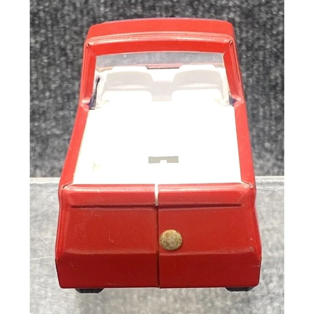Vintage Tonka Mini Mighty Red Pressed Steel Pickup Truck Toy 55501 USA 4.25